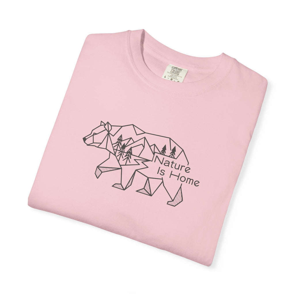 Bear silhouette filled with forest pattern_Nature Is Home